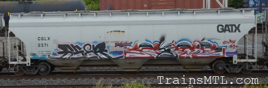 Car/wagon CGLX2371 right side / coté droit